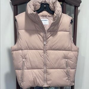 Old Navy Blush Puffer Vest